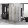 Mexen Exo-3S trisienė atveriama dušo kabina 70 x 120 cm, permatoma, auksinė - 814-070-120-50-00-3S