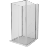 Mexen Exo-3S 3-sieninė, sulankstoma dušo kabina 120 x 120 cm, permatoma, chromuota - 816-120-120-01-00-3S