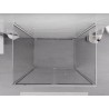 Mexen Exo-F 3S 80 x 70 cm trisienė dušo kabina, skaidri, chromuota - 816-080-070-01-00-3S