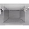 Mexen Exo-3S 3 sienelių atveriama dušo kabina 135 x 80 cm, permatoma, chromuota - 819-135-080-01-00-3S