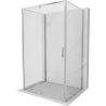 Mexen Exo-R 3S dušo kabina 3 sienų atveriama 150 x 110 cm, skaidri, chromu - 819-150-110-01-00-3S