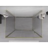 Mexen Exo-3S 3 sienelių varstomoji dušo kabina 125 x 85 cm, permatoma, auksinė - 819-125-085-50-00-3S