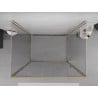 Mexen Exo-3S dušo kabina 3 pusių varstoma 135 x 85 cm, permatomas, auksinis - 819-135-085-50-00-3S