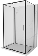 Mexen Exo-3S dušo kabina 3-sienų varstoma 105 x 120 cm, skaidri, juoda - 819-105-120-70-00-3S