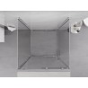 Mexen Exo-3S dušo kabina 3 sienelės stumdomos 100 x 100 cm, permatoma, chromas - 8151-100-100-01-00-3S