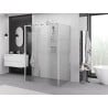 Mexen Exo-3S trijų sienelių dušo kabina su stumdomomis durimis, 130 x 100 cm, permatoma, chromuota - 8152-130-100-01-00-3S