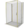 Mexen Exo-3S trijų sienų dušo kabina 75 x 70 cm, permatomas, auksinis - 8181-075-070-50-00-3S