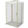 Mexen Exo-3S 3-sieninė, varstoma dušo kabina 70 x 85 cm, permatoma, auksinė - 8181-070-085-50-00-3S