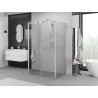 Mexen Exo-3S dušo kabina 3-sienė varstoma 70 x 75 cm, skaidri, chromas - 8182-070-075-01-00-3S