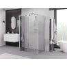 Mexen Exo-3S dušo kabina 3 sienelės, stumdomos 85 x 95 cm, skaidri, chromas - 8153-085-095-01-00-3S