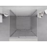 Mexen Exo-3S 3S trijų sienų stumdomas dušo kabinas 100 x 100 cm, skaidrus, chromas - 8153-100-100-01-00-3S