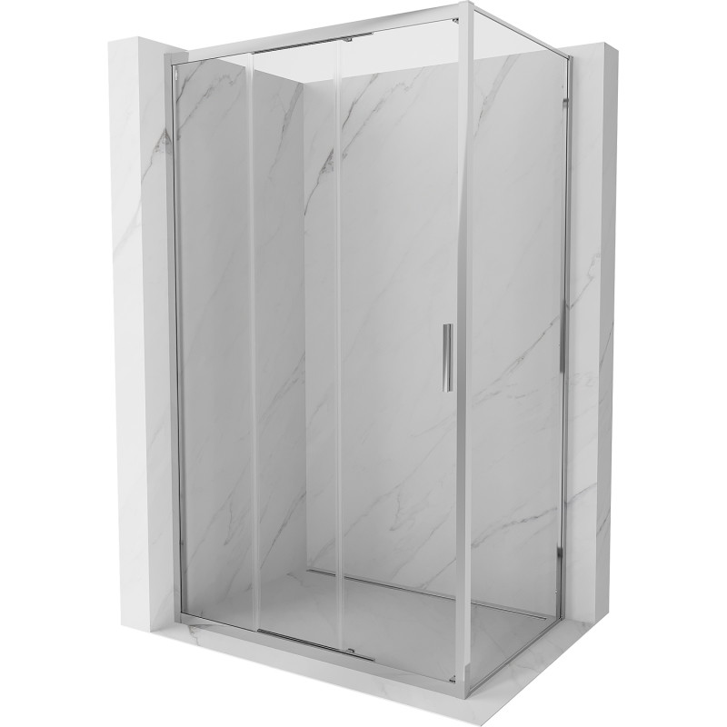 Mexen Exo-3S stumdomas dušo kabina 90 x 70 cm, permatomas, chromas - 8153-090-070-01-00