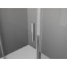 Mexen Exo 100 x 80 cm stumdomas dušo kabina, permatomas, chromas - 8153-100-080-01-00
