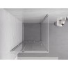 Mexen Exo-3S stumiama dušo kabina 90 x 90 cm, skaidri, chromuota - 8153-090-090-01-00