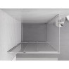 Mexen Exo-3S stumdomas dušo kabina 80 x 95 cm, permatomas, chromas - 8153-080-095-01-00