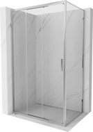 Mexen Exo stumdomas dušo kabina 85 x 100 cm, permatomas, chromas - 8153-085-100-01-00