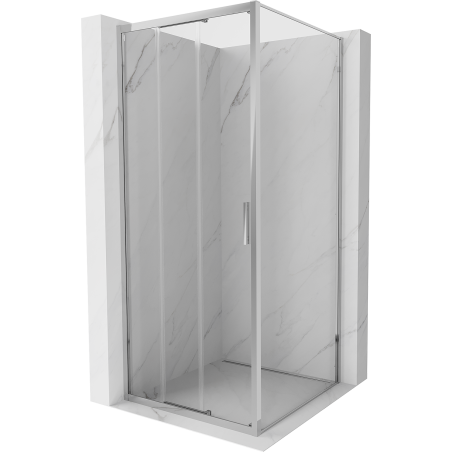 Mexen Exo Stumdomas dušo kabinas 100 x 100 cm, permatomas, chromas - 8153-100-100-01-00