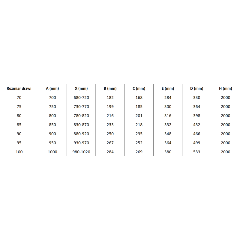 Mexen Exo-3S Stumdomos dušo durys 90 cm, skaidrios, chromuotos - 8153-090-000-01-00