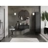Mexen Orio vonios kambario spintelė 80 cm su Otis praustuvu, 1 stalčius, juoda mat - 91A10-08023-1-BF71-W18M71
