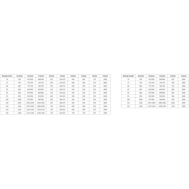 Mexen Mist T dešinysis atidaromas dušo kabinos rėmas 100 x 120 cm, juodas rėmelis, juodas - 8A4T-100-120-70-70-P