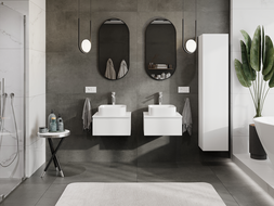 Mexen Orio vonios spintelė po praustuvu 50 cm, 1 stalčius, balta matinė- 91A10-05023-1-BF01