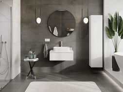 Mexen Orio vonios spintelė po praustuvu 70 cm, 1 stalčius, balta matinė - 91A10-07023-1-BF01