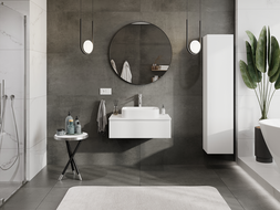 Mexen Orio vonios spintelė po praustuvu 80 cm, 1 stalčius, balta matinė - 91A10-08023-1-BF01