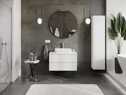 Mexen Orio vonios spintelė po praustuvu 80 cm, 2 stalčiai, balta matinė - 91A10-08047-2-BFF01