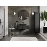 Mexen Orio vonios kambario spintelė po praustuvu 90 cm, 1 stalčius, juoda matinė - 91A10-09023-1-BF71