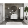 Mexen Orio vonios spintelė po praustuvu 90 cm, 2 stalčiai, balti matiniai - 91A10-09047-2-BFF01