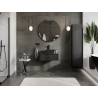 Mexen Rivel vonios spintelė po kriaukle 70 cm, 1 stalčius, gofruota, matinės grafitas - 91A20-07023-1-BF71