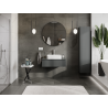 Mexen Rivel vonios kambario spintelė po praustuvu 80 cm, 1 stalčius, grioveliuota, matinė grafito - 91A20-08023-1-BF66