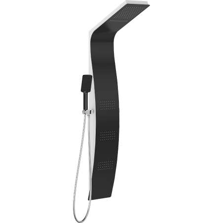 Mexen Bali dušo panelė, juoda/balta - 7622-03-71