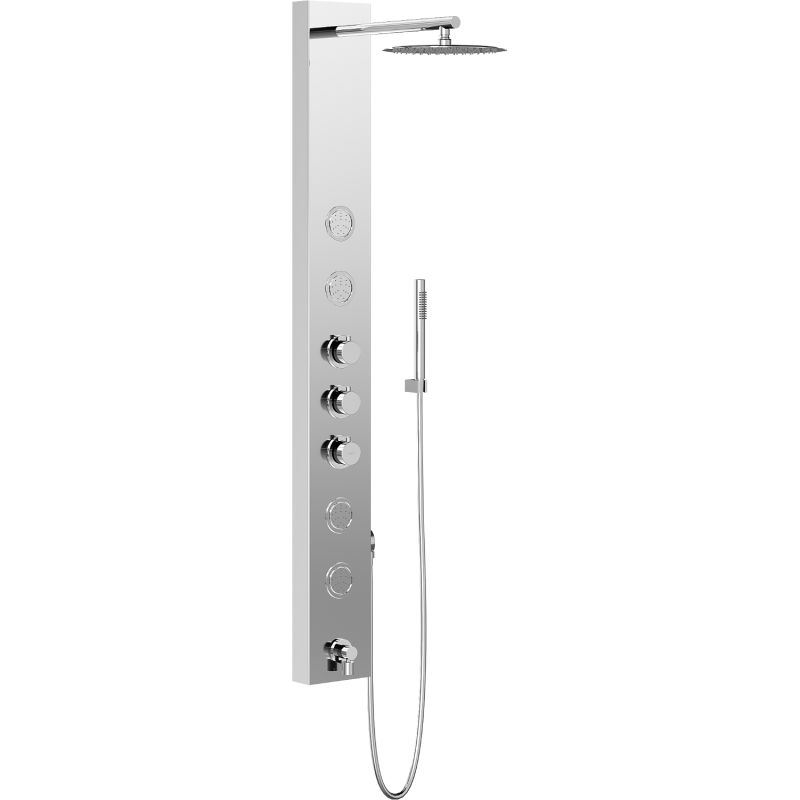Mexen Ivo dušo panelis su snapeliu, chromas - 7608-03-00