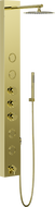 Mexen Ivo dušo panelis su snapeliu, auksinis - 7608-03-50