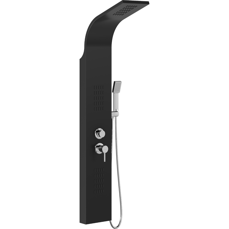 Mexen Taro dušo panelis, juodas - 7614-03-70