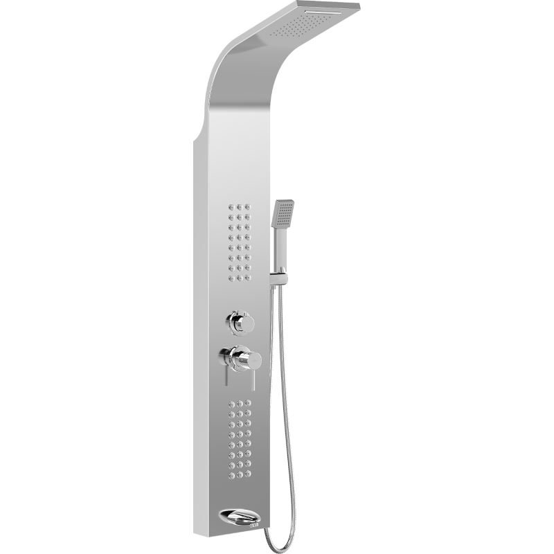 Panelis su dušo galvute Mexen Ardo, chromas - 7617-04-00