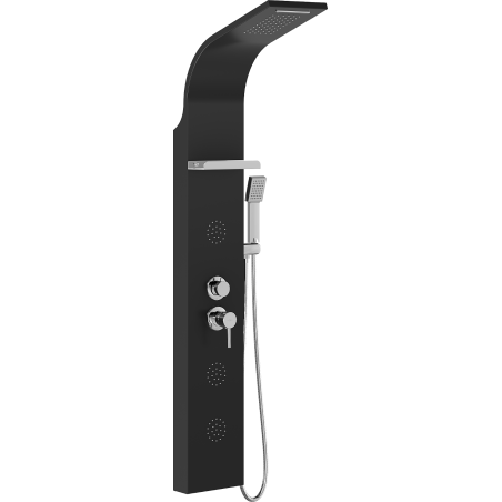 Mexen Borg dušo panelis, juodas - 7615-03-70