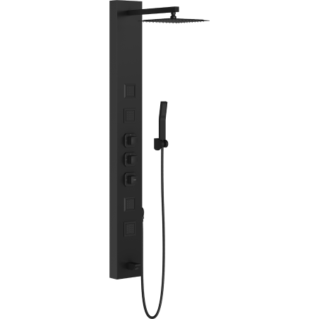 Mexen Orco dušo panelis, juodas - 7607-03-70