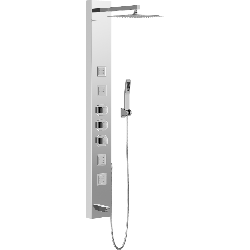 Mexen Orco dušo panelis, chromas - 7607-03-00