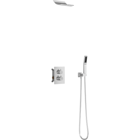 Mexen Salto paslėptas dušo komplektas, chromas - 7604-02-00