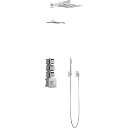 Mexen Boka paslėptas dušo komplektas, chromas - 7603-03-00