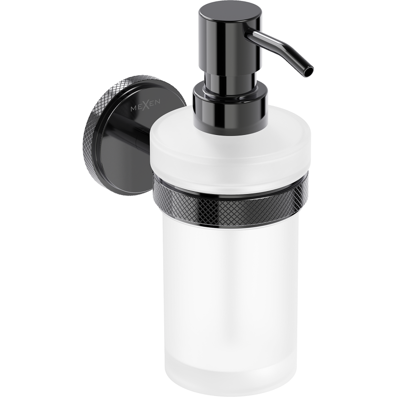 Mexen Gravo muilo dozatorius, juodas chromas - 70A93058-73