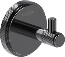 Mexen Gravo rankšluosčių kabliukas, juodas chromas - 70A93011-73