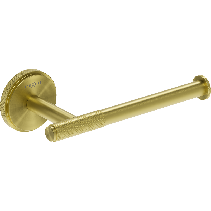 Mexen Gravo tualetinio popieriaus laikiklis, šlifuotas auksas - 70A93025-55