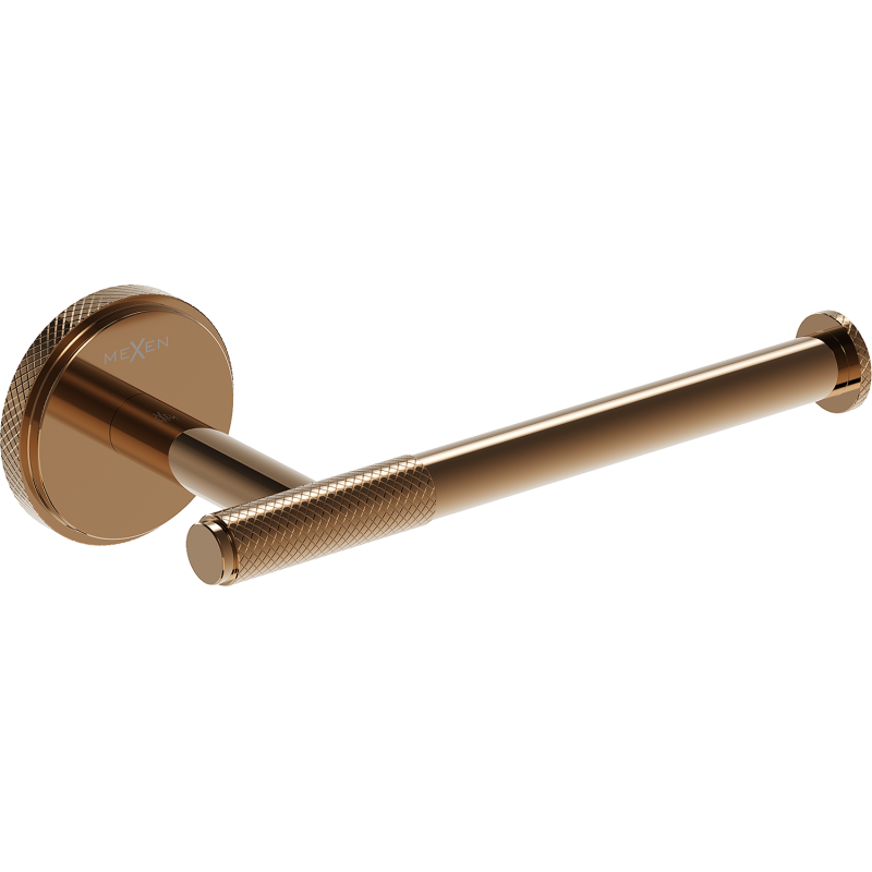 Mexen Gravo tualetinio popieriaus laikiklis, rožinis auksas - 70A93025-60