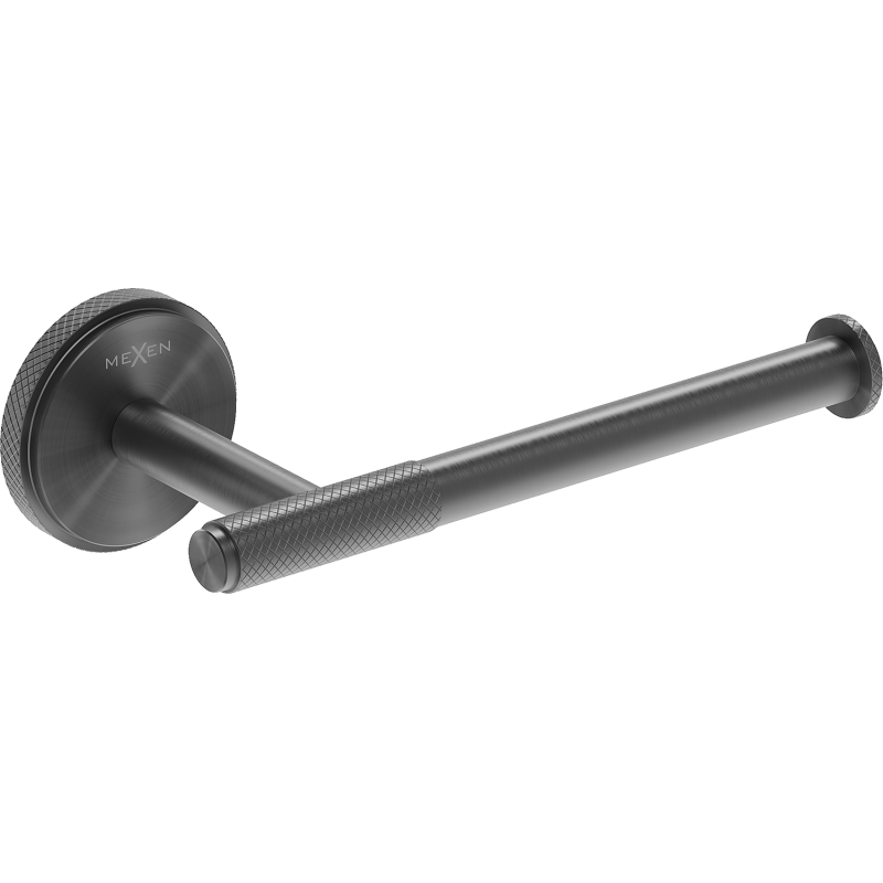 Mexen Gravo tualetinio popieriaus laikiklis, matinė tamsiai pilka spalva - 70A93025-66