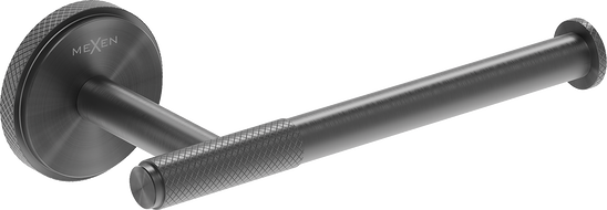 Mexen Gravo tualetinio popieriaus laikiklis, matinė tamsiai pilka spalva - 70A93025-66