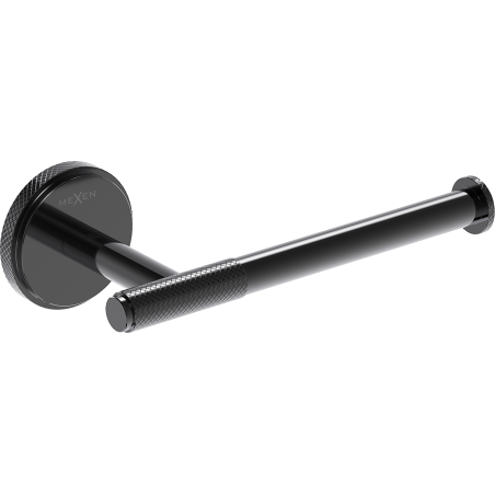 Mexen Gravo tualetinio popieriaus laikiklis, juodas chromas - 70A93025-73