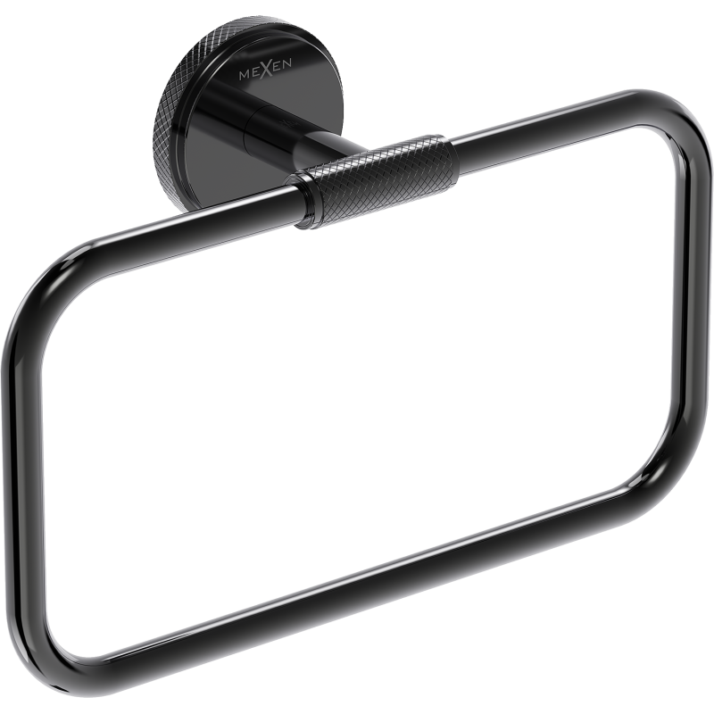Mexen Gravo rankšluosčių laikiklis, juodas chromas - 70A93031-73